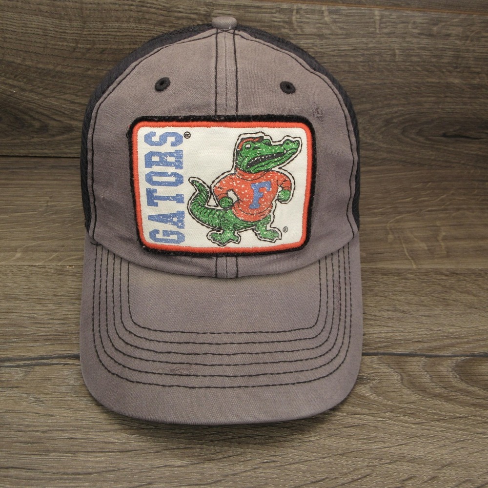 Florida Gators Hat Cap Snap Back Mens One Size Gray NCAA Football 47 Twins